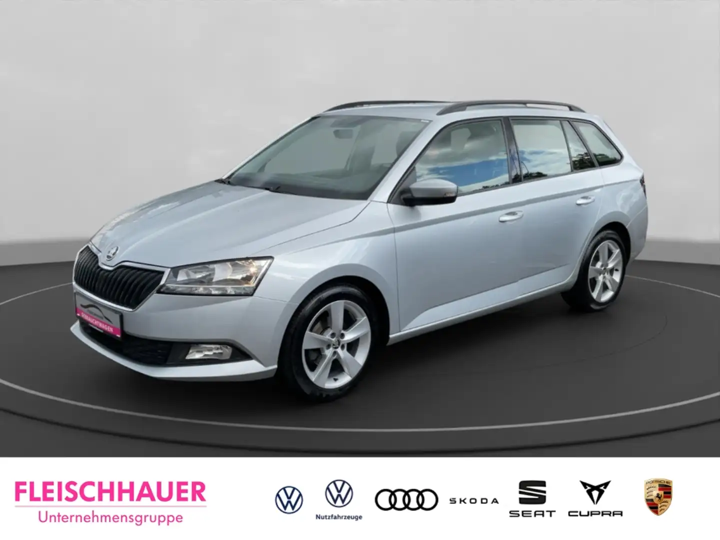 Skoda Fabia Combi 1.0 TSI Sounds SHZ Tel.-Vorb. PDC GA Alu Kli Silber - 1