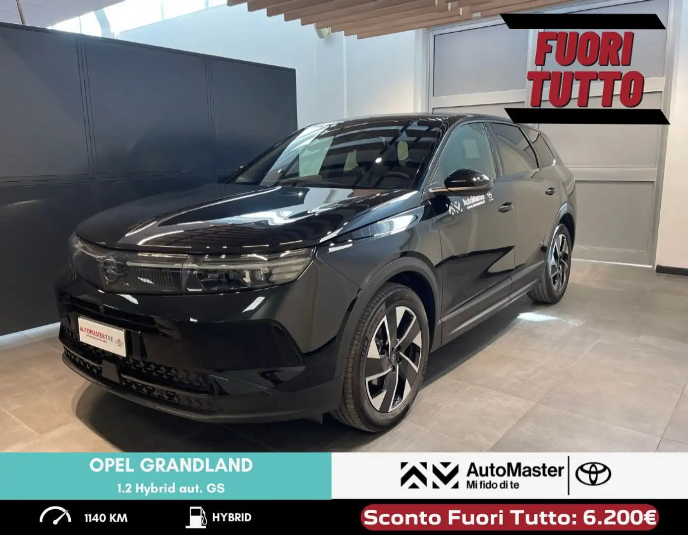 Opel Grandland 1.2 Hybrid aut. GS Nero - 1