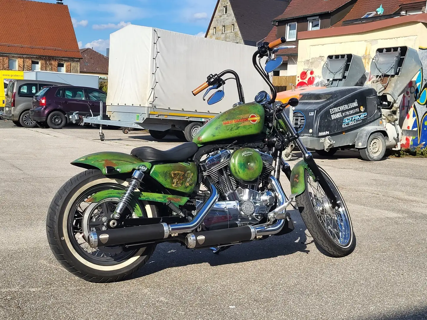 Harley-Davidson XL 1200 FFFBVO Grün - 1