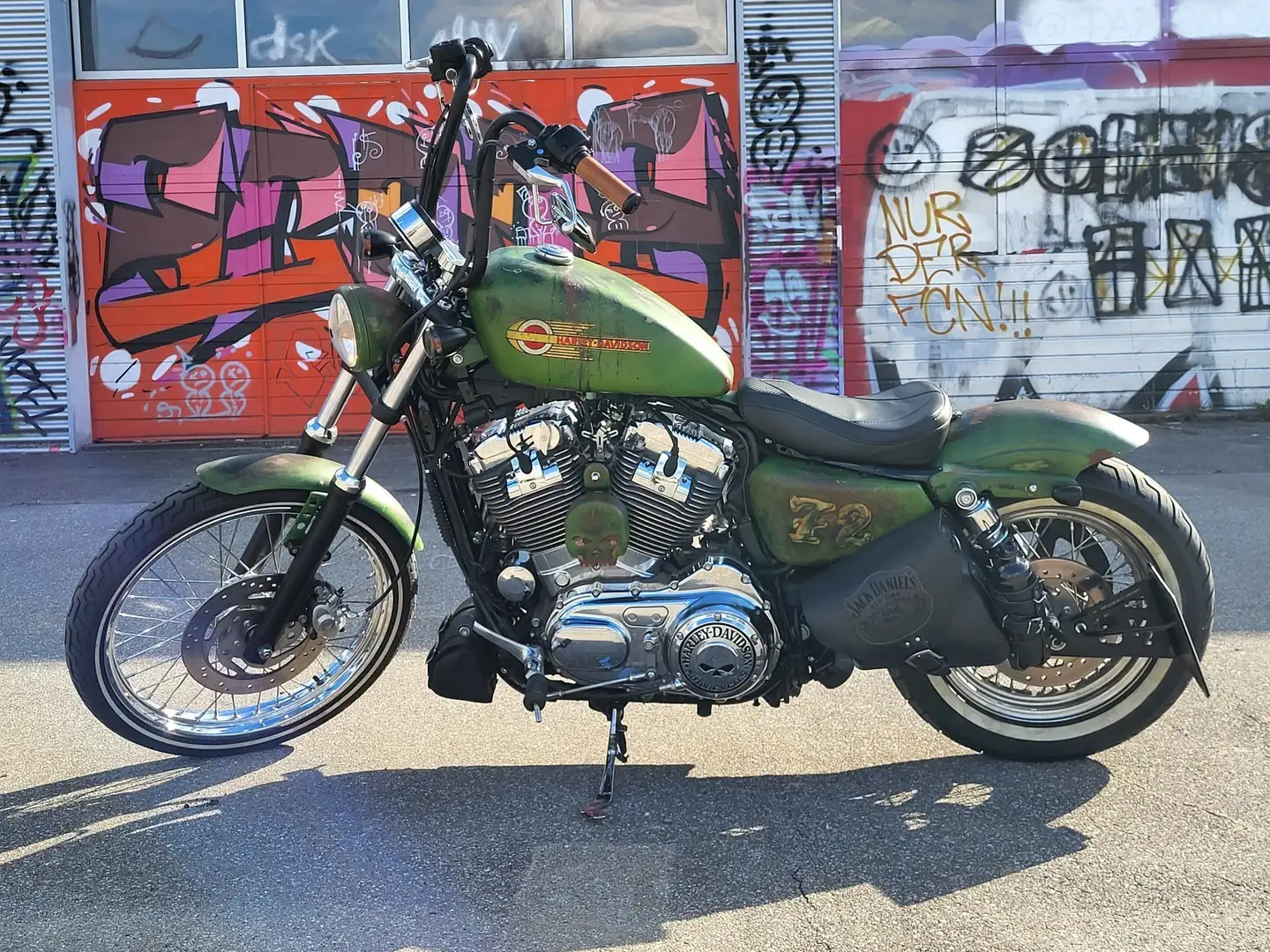 Harley-Davidson XL 1200 FFFBVO Grün - 2