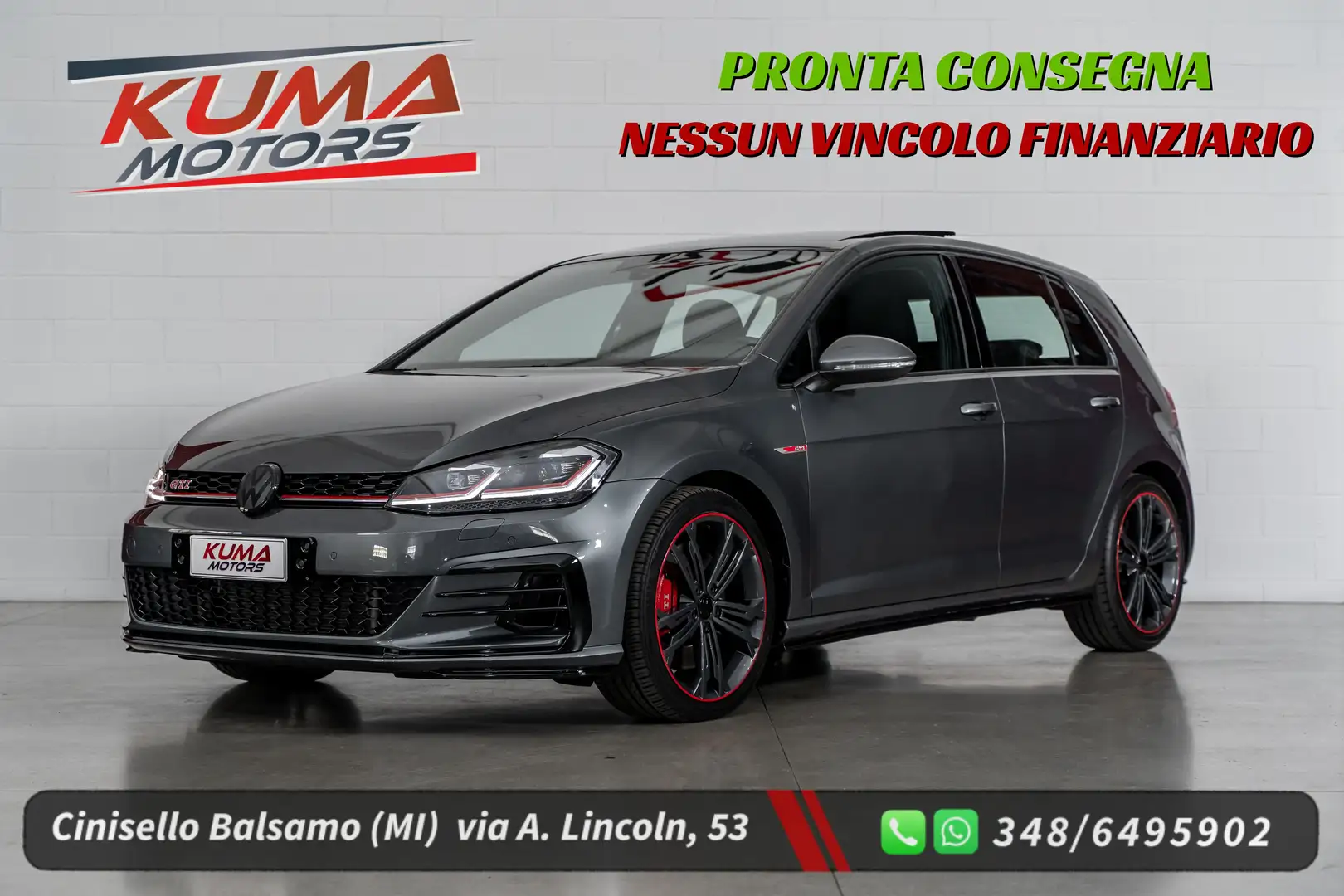 Volkswagen Golf GTI 2.0 TSI 245cv DSG TETTO/ALCANTARA/KEYLESS... Grigio - 1