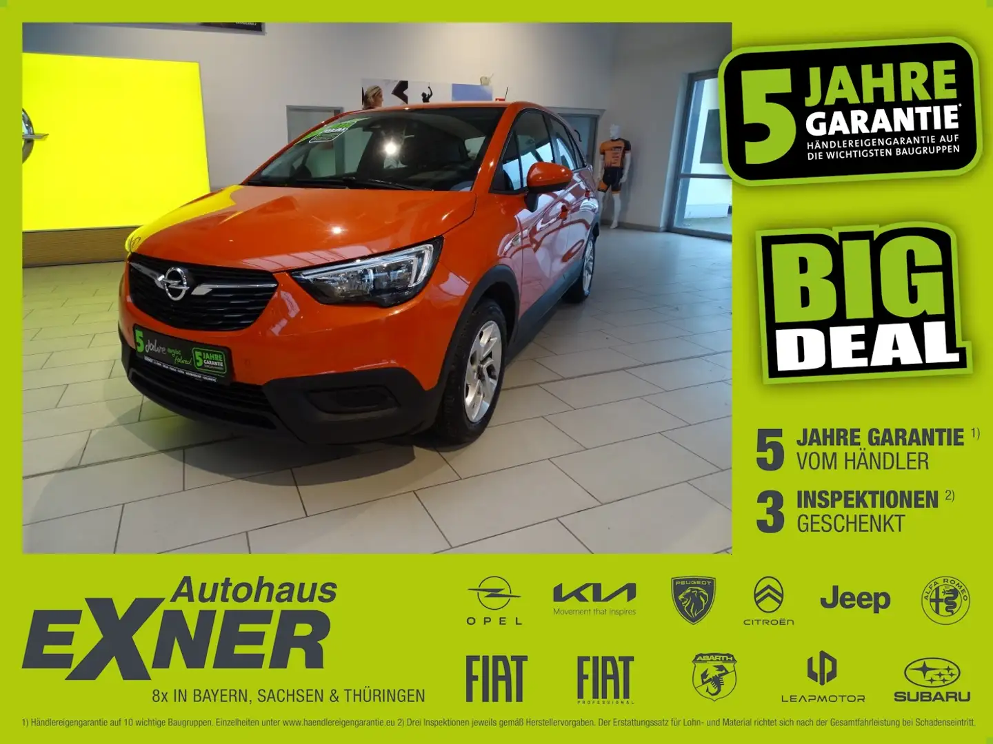 Opel Crossland X 1.2 EDITION Lenkradheizung Orange - 1