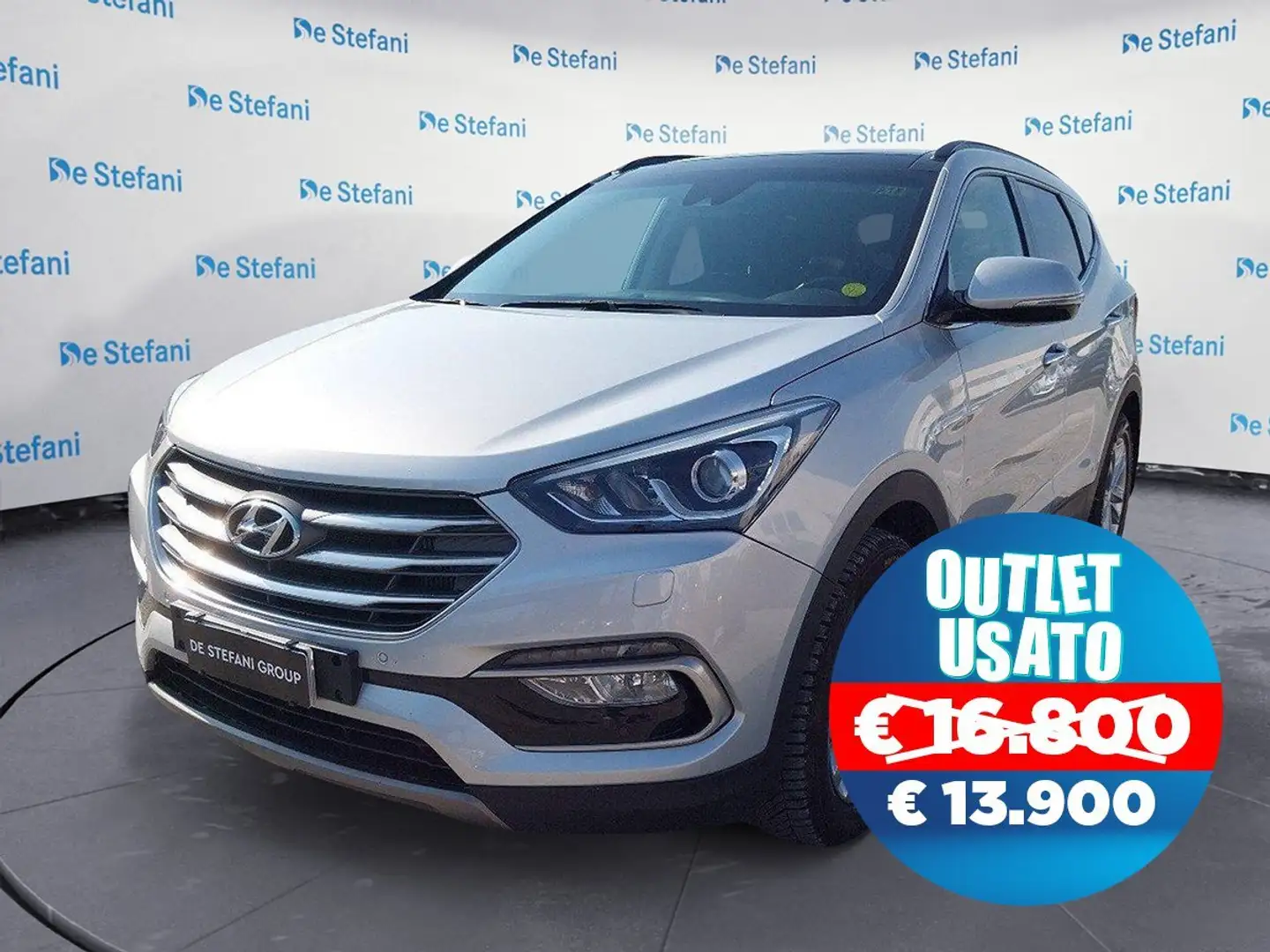 Hyundai SANTA FE Santa Fe 2.2 crdi Xpossible 4wd auto Argento - 1
