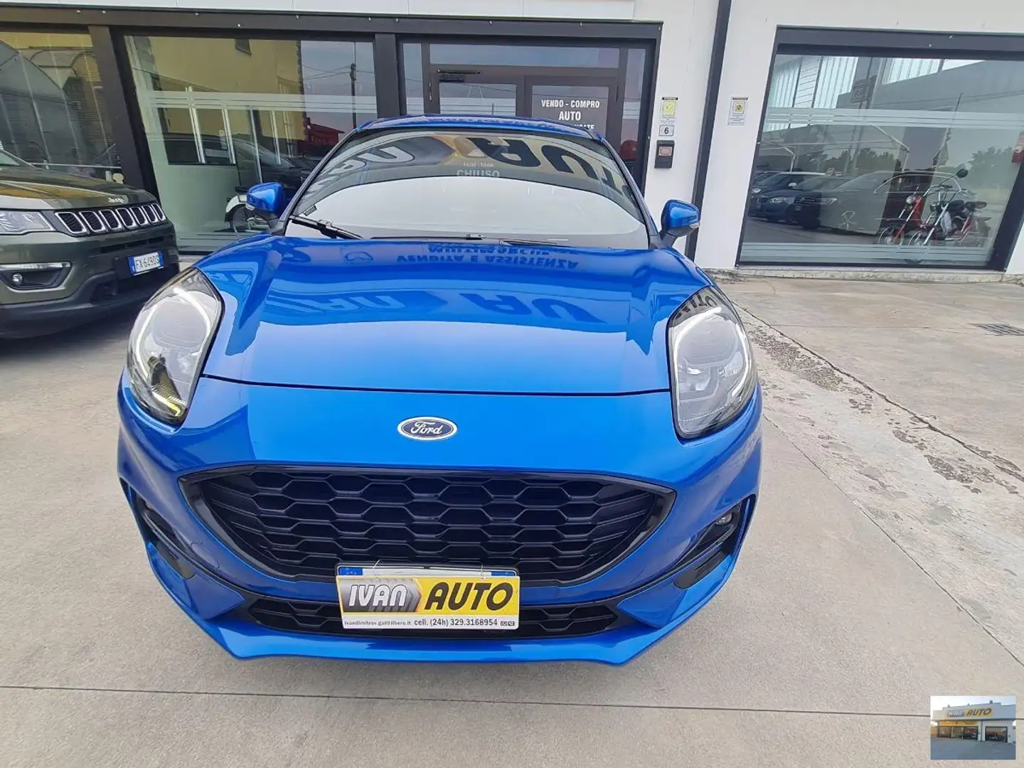 Ford Puma 1.0 Hybrid-24.000 Km-Anno 2023 Bleu - 2