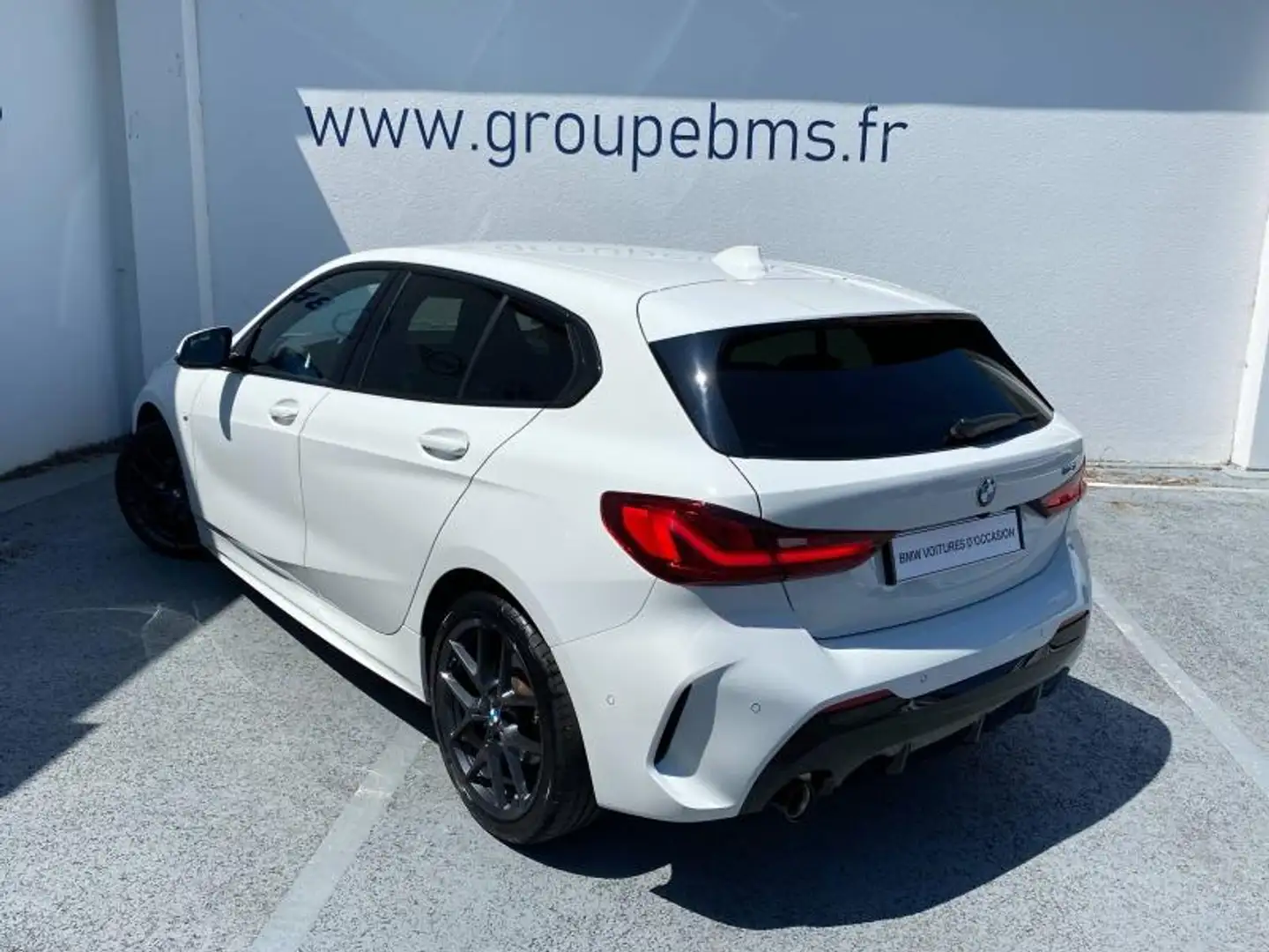 BMW 116 116iA 109ch M Sport DKG7 Blanc - 2