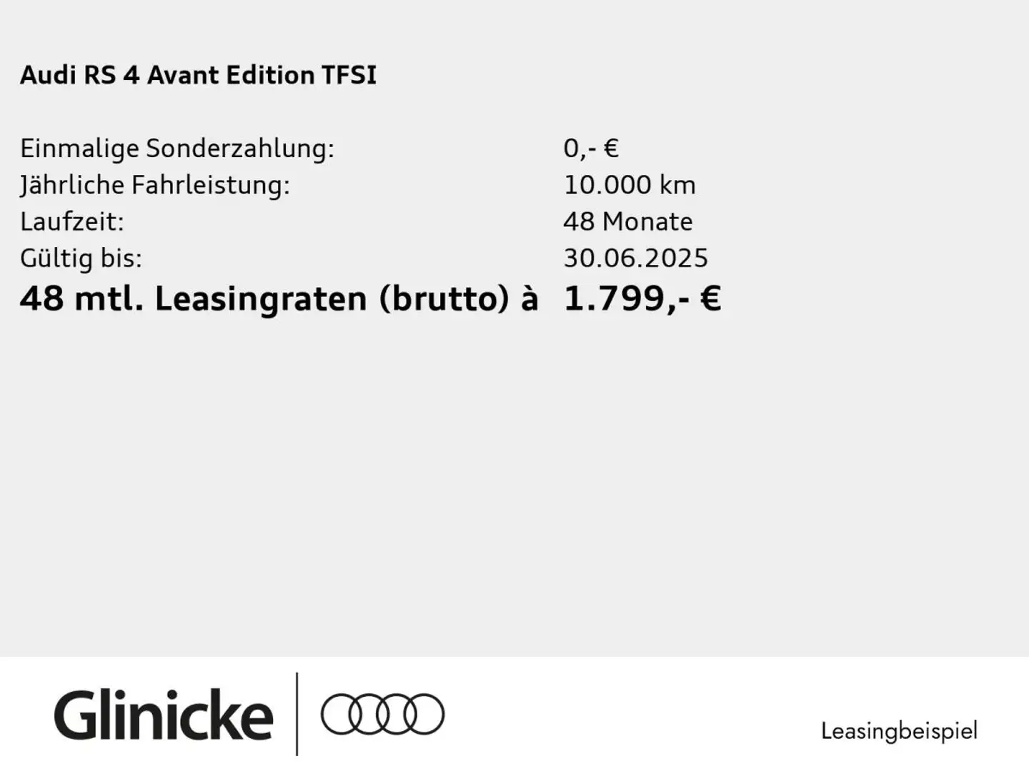 Audi RS4 Avant 25 year Edition Nr. 90 von 250 Gelb - 2