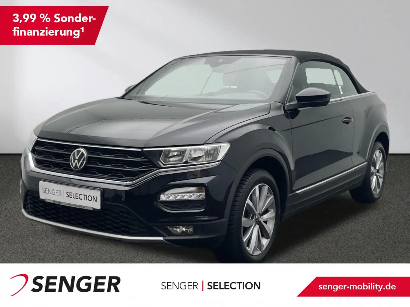 Volkswagen T-Roc Cabriolet Style 1.5 TSI Navi LED Sitzhzg. Schwarz - 1