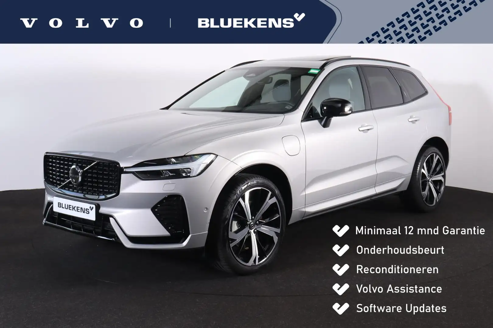 Volvo XC60 T8 AWD Ultimate Dark - LONG RANGE - Panorama/schui Zilver - 1