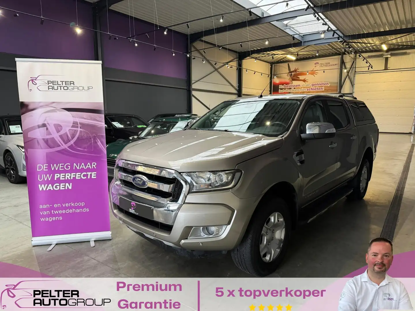 Ford Ranger 3.2Tdci Automaat Limited 200Pk Btw aftr. Серый - 1
