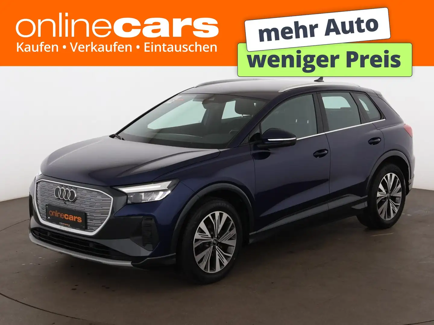 Audi Q4 e-tron 35 55kWh Aut LED LEDER NAVI SITZHZG PDC Blau - 1