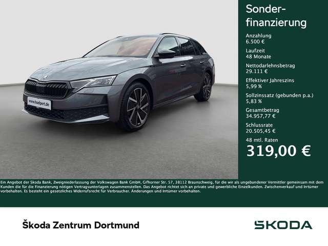 Imagine Skoda Octavia Combi 2.0TDI DSG Sportline NAV ACC PDC HUD 360GRAD