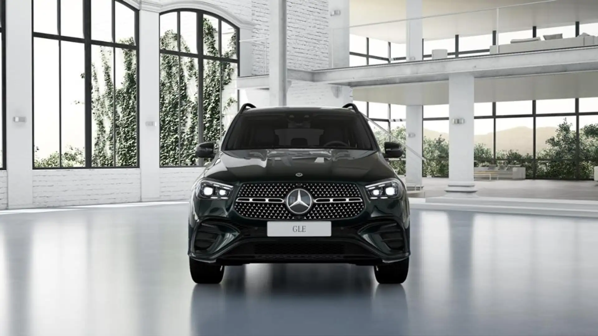 Mercedes-Benz GLE 450 4M AMG Sport Night Distr Pano AHK Airm 360 Verde - 1