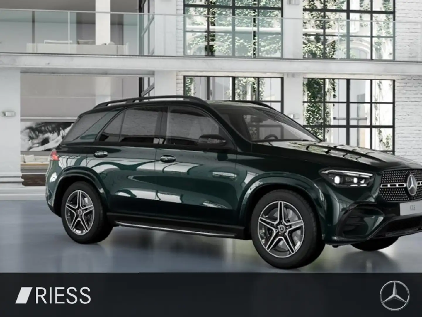 Mercedes-Benz GLE 450 4M AMG Sport Night Distr Pano AHK Airm 360 Verde - 2