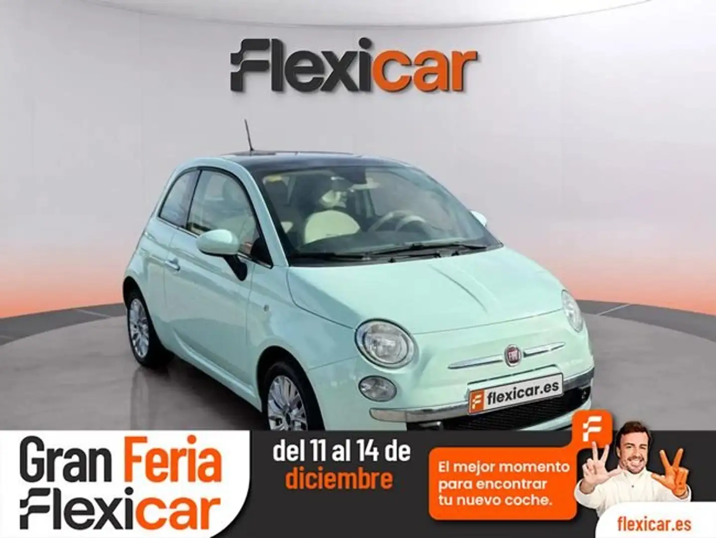 Fiat 500 1.2 Lounge Azul - 1