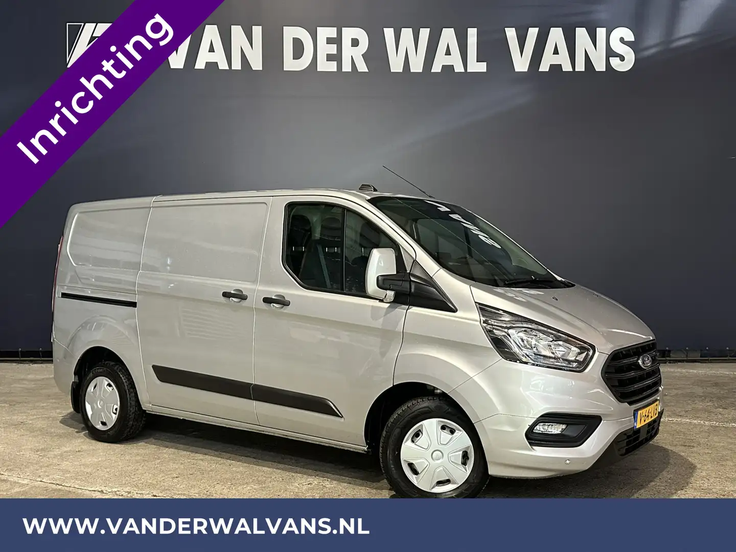 Ford Transit Custom 2.0 TDCI 131pk L1H1 Inrichting Euro6 Airco | Navig Argento - 1