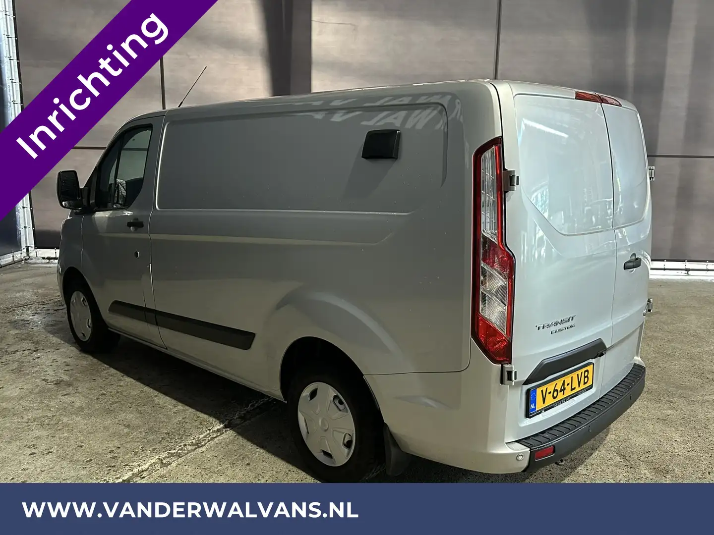 Ford Transit Custom 2.0 TDCI 131pk L1H1 Inrichting Euro6 Airco | Navig Argento - 2