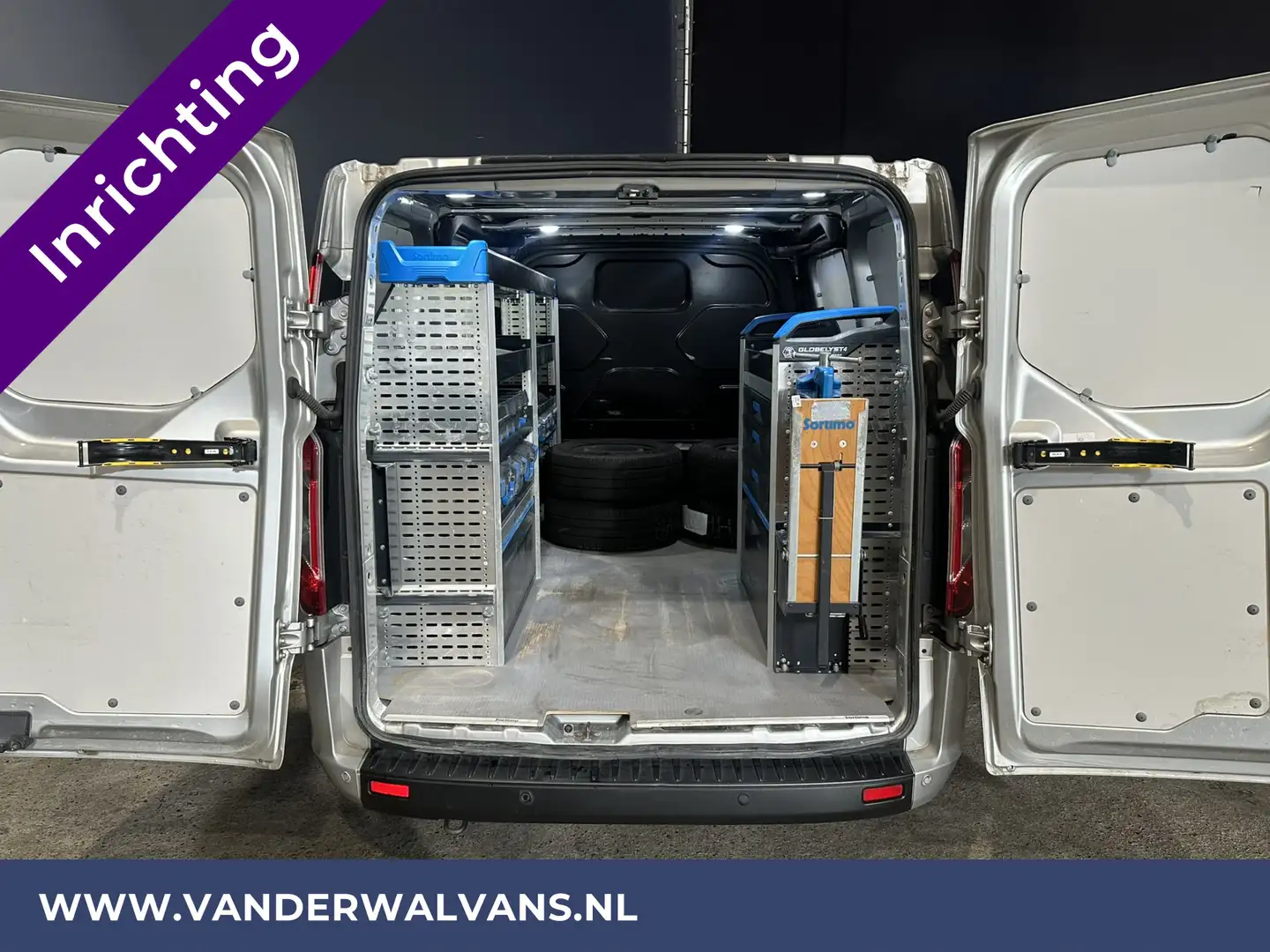 Ford Transit Custom 2.0 TDCI 131pk L1H1 Inrichting Euro6 Airco | Navig Plateado - 2