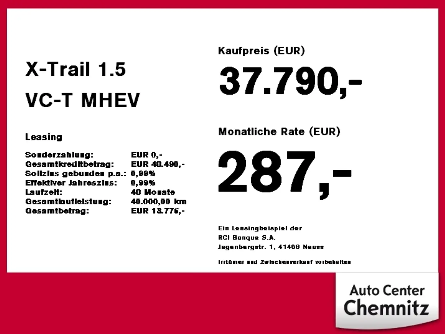 Nissan X-Trail 1.5 VC-T MHEV Tekna Matrix+ACC+LED+Navi Argento - 2