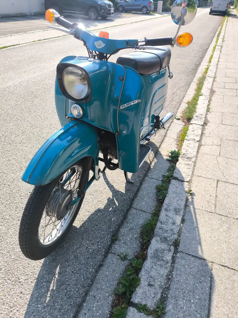 Simson Altele Schwalbe KR51/1 mit KBA Papiere, 60km/h Albastru - 1