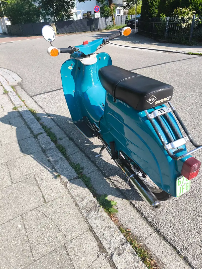 Simson Altele Schwalbe KR51/1 mit KBA Papiere, 60km/h Albastru - 2