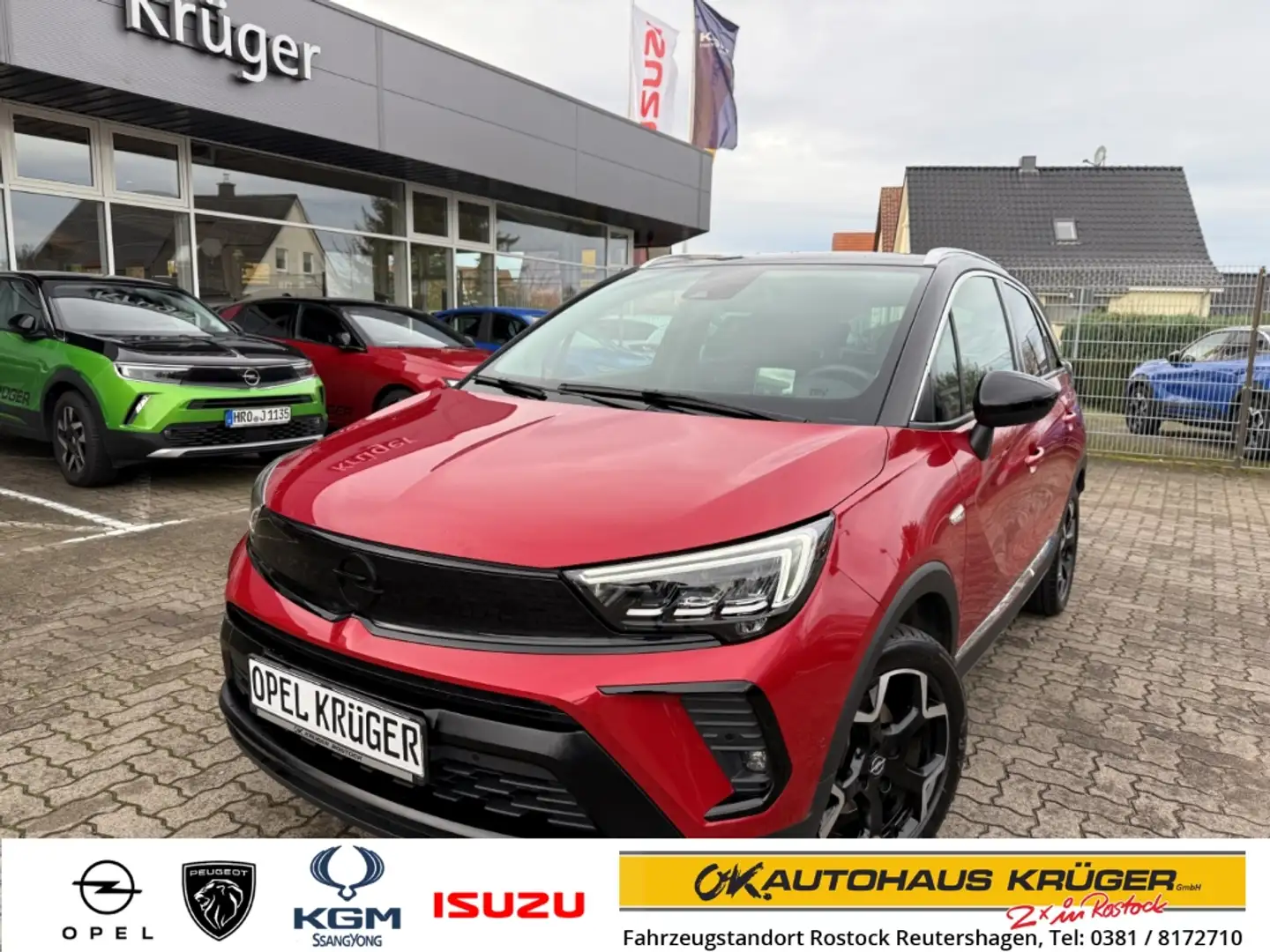 Opel Crossland Ultimate 1.2 Direct mit AHK Rood - 1