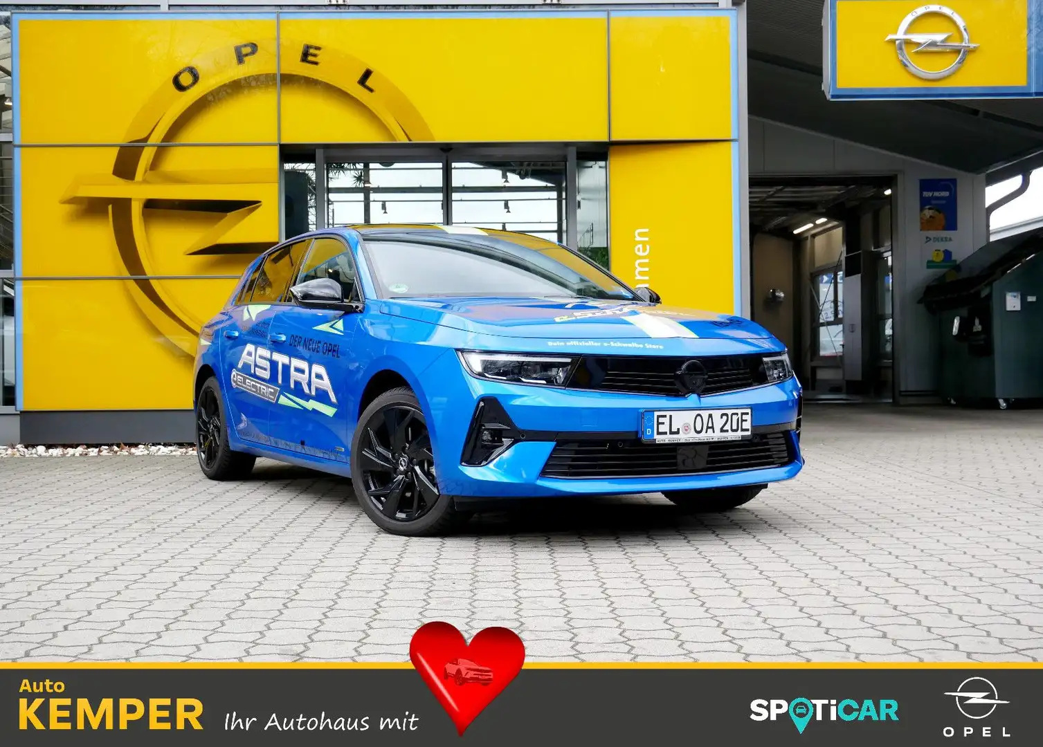Opel Astra -e Electric Elektro GS *Navi*Schiebedach* Blue - 1