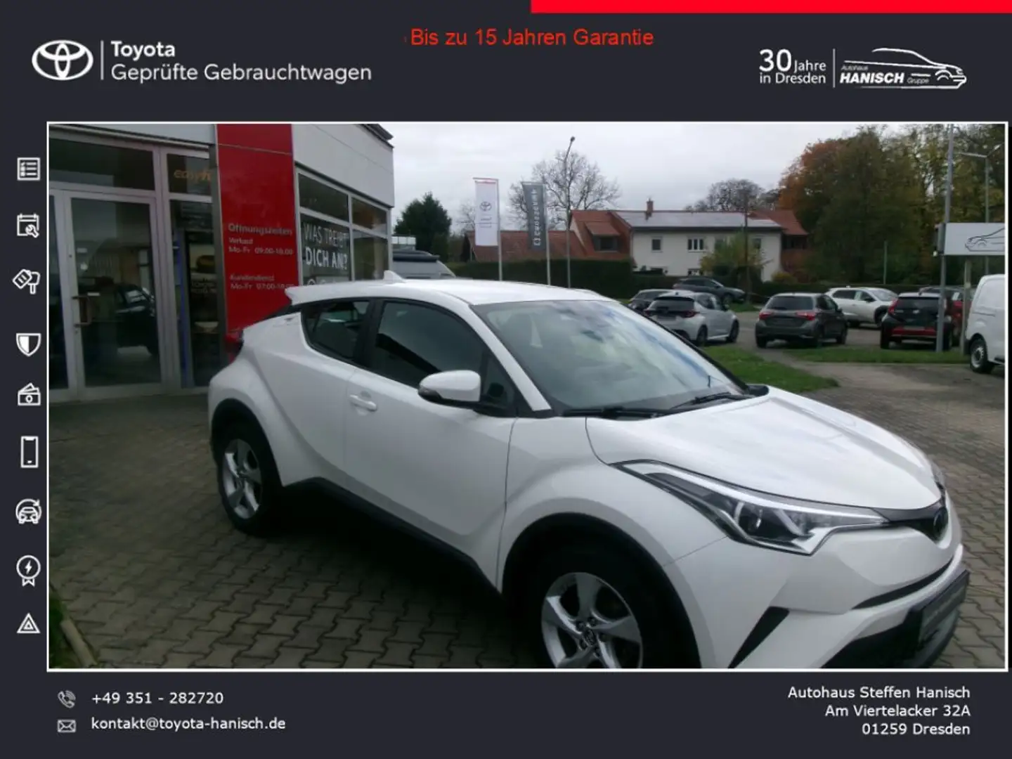 Toyota C-HR 1.2 Turbo Flow Weiß - 2