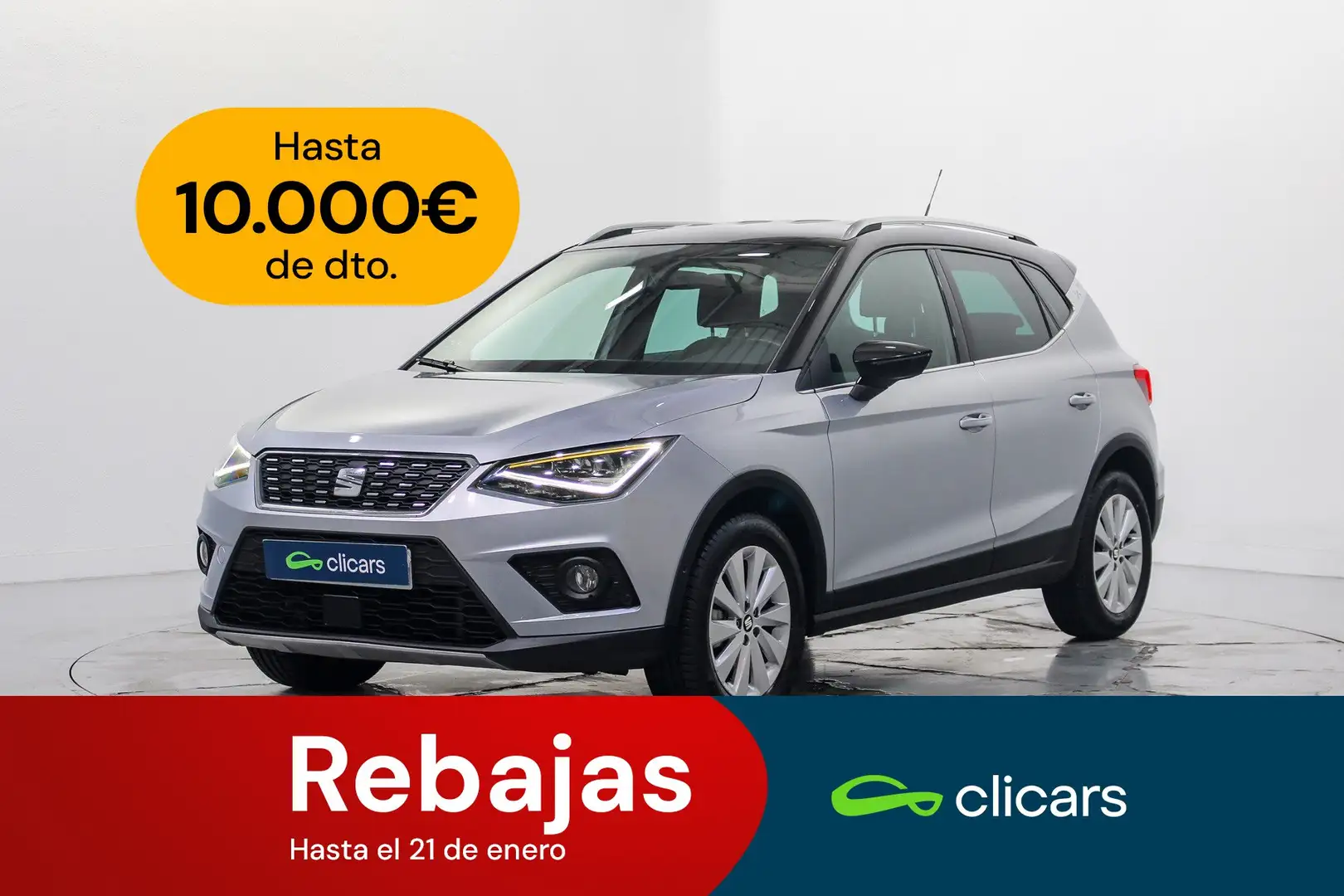 SEAT Arona 1.0 TSI Ecomotive S&S Xcellence 110 Silber - 1