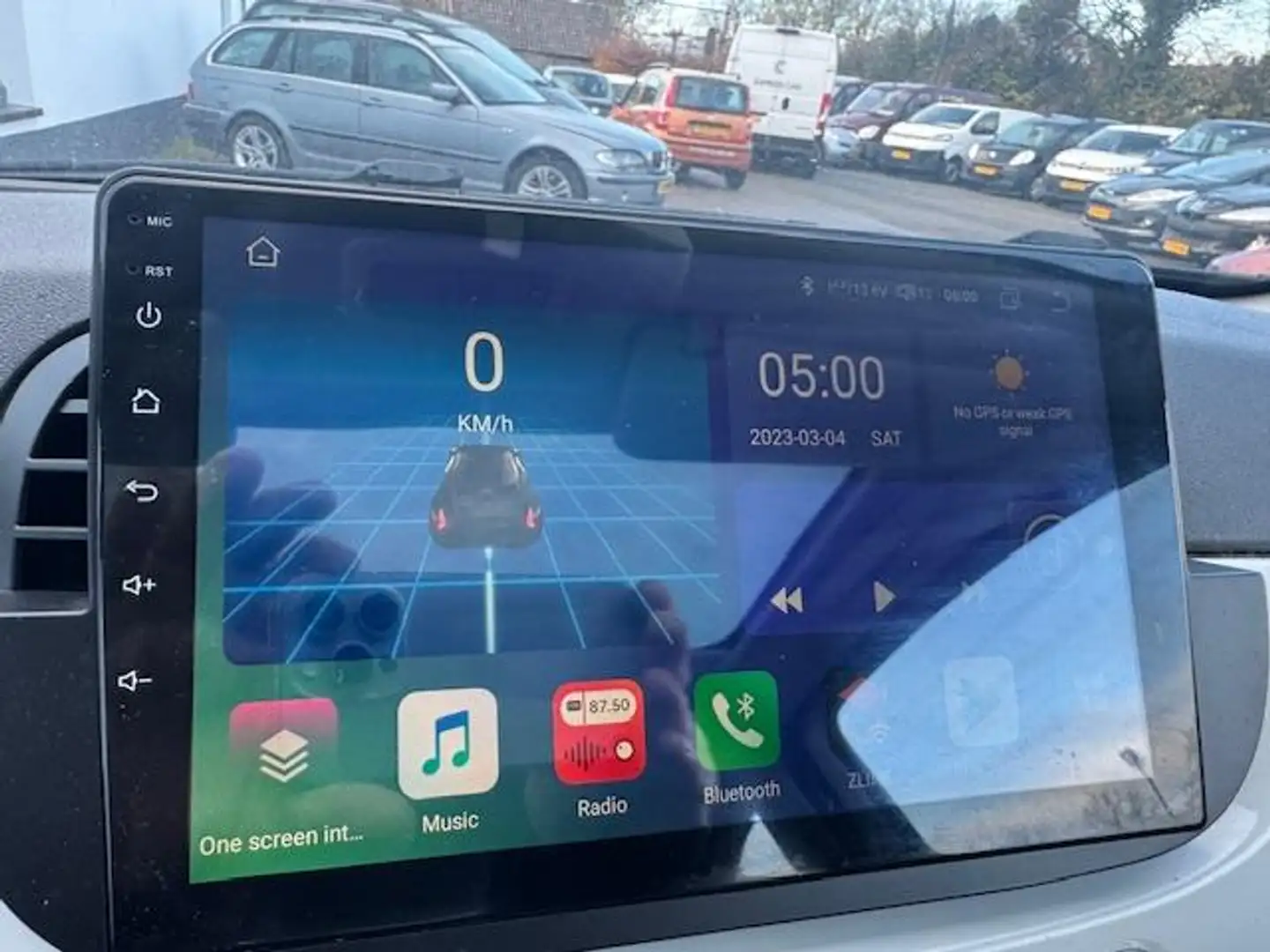 Fiat 500 1.2 Naked, '08, airco, lm velgen, pano. dak ! Bianco - 2