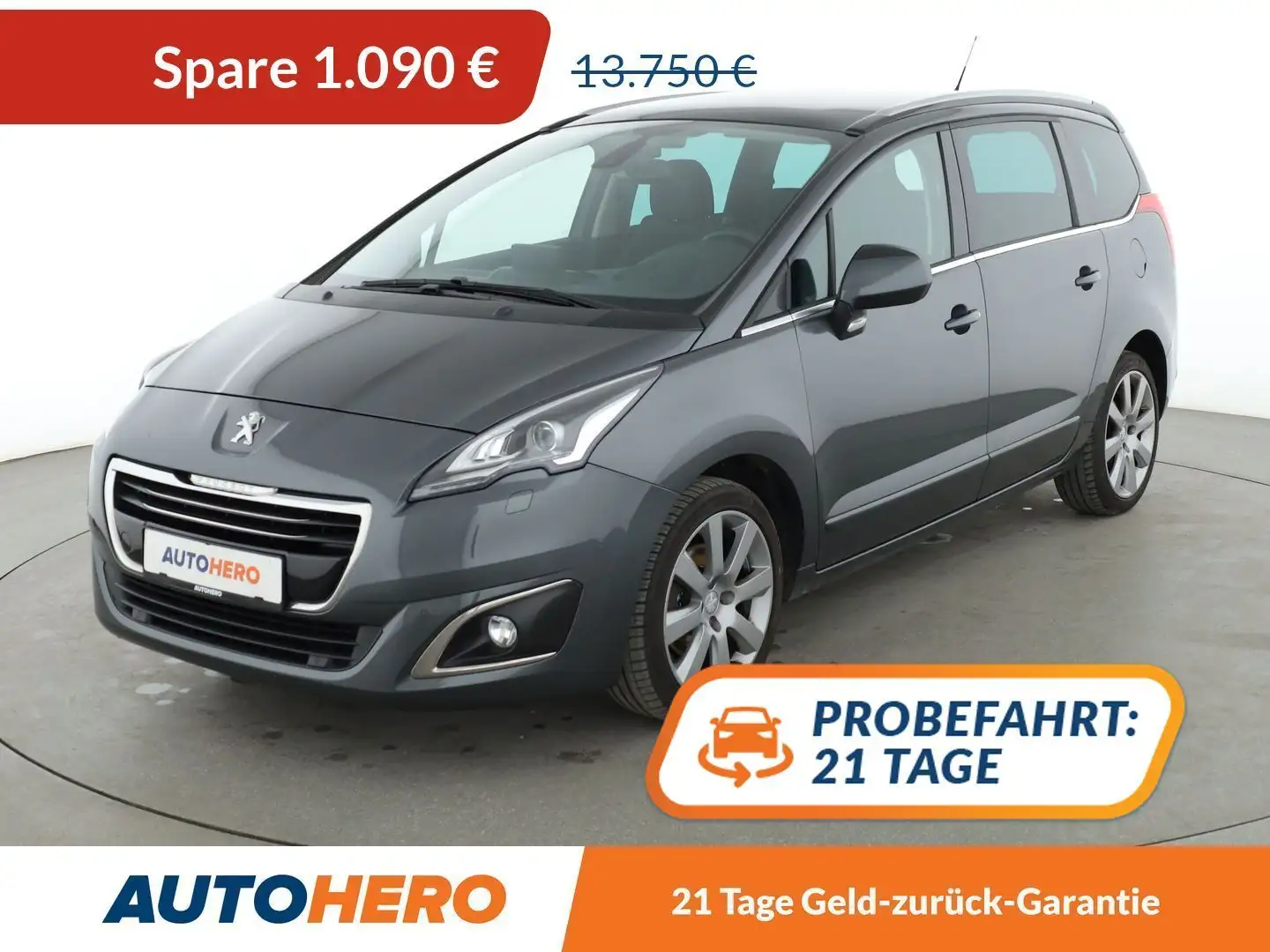Peugeot 5008 2.0 HDi Allure*NAVI*TEMPO*PDC* Grau - 1