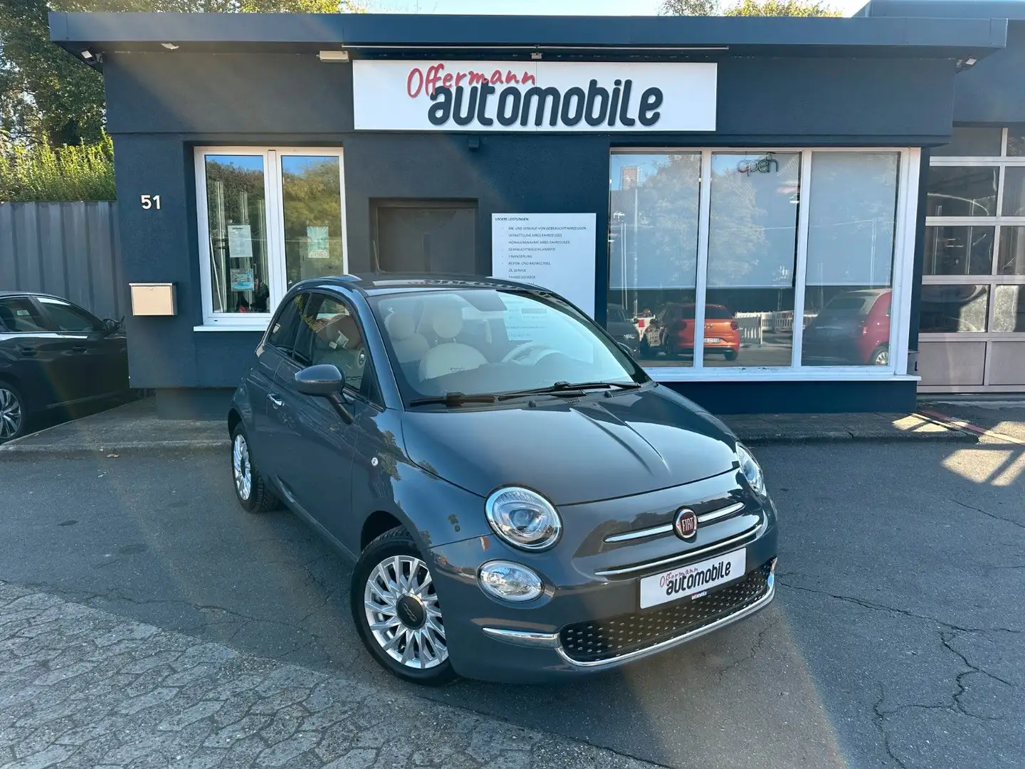 Fiat 500 *Temp.*GARANTIE*CarPlay*Allwetter* Gris - 1