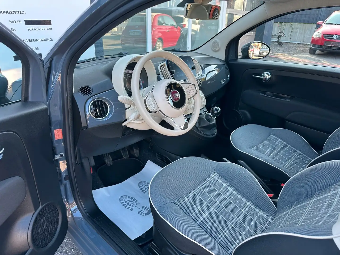 Fiat 500 *Temp.*GARANTIE*CarPlay*Allwetter* Gris - 2