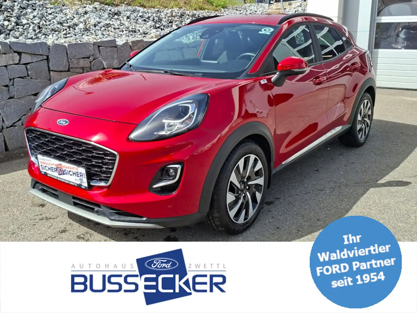 Ford Puma 1,0 EcoBoost Hybrid Titanium Aut. Rot - 1