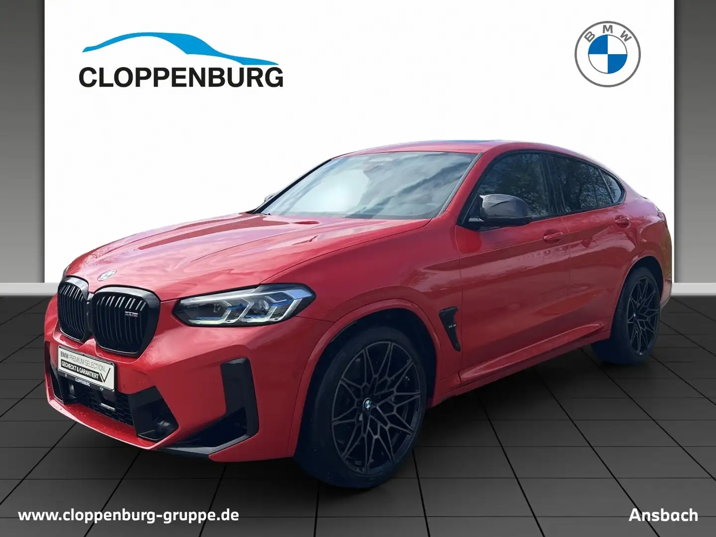 BMW X4 M Head-Up+Navi+Pano+360°+Laser+ACC+SiKlima Rot - 1