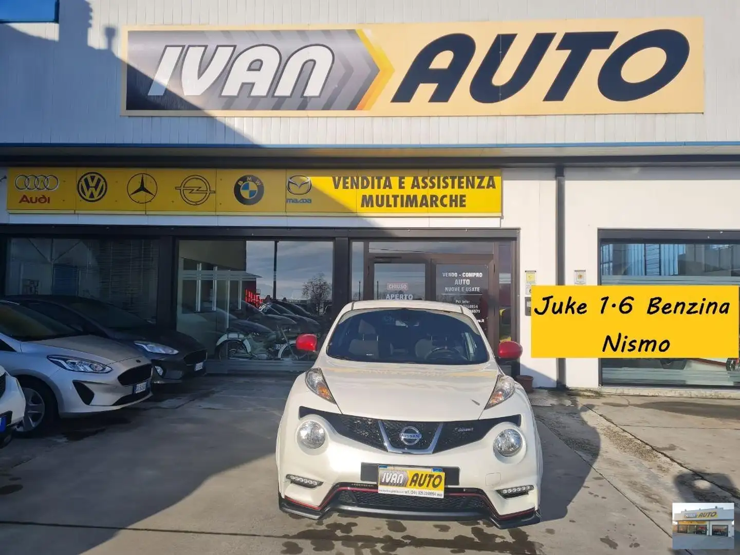Nissan Juke 1.6 BENZINA-ANNO 2014 Wit - 1
