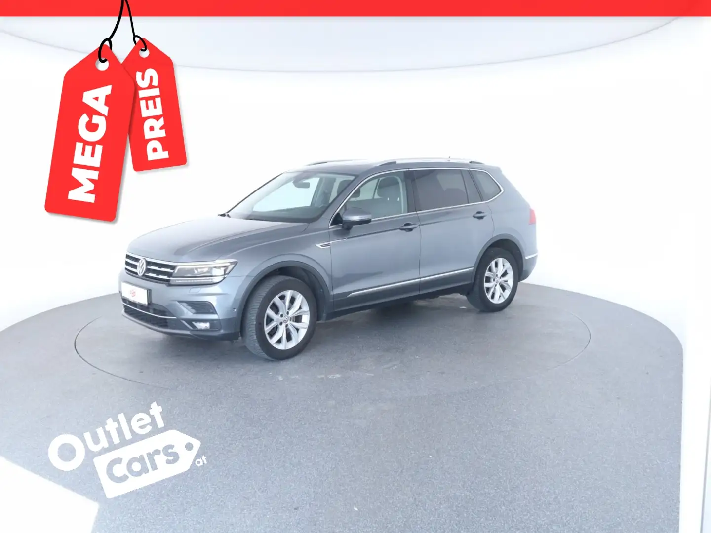 Volkswagen Tiguan Allspace 2.0 TDI HL ASSIST+SKY+LED+RADAR Grau - 1