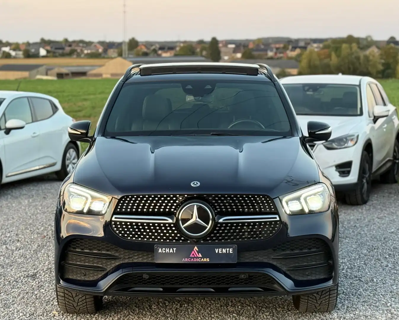 Mercedes-Benz GLE 350 de 4-Matic AMG PHEV - PANO - BURMESTER - FULL Blauw - 2