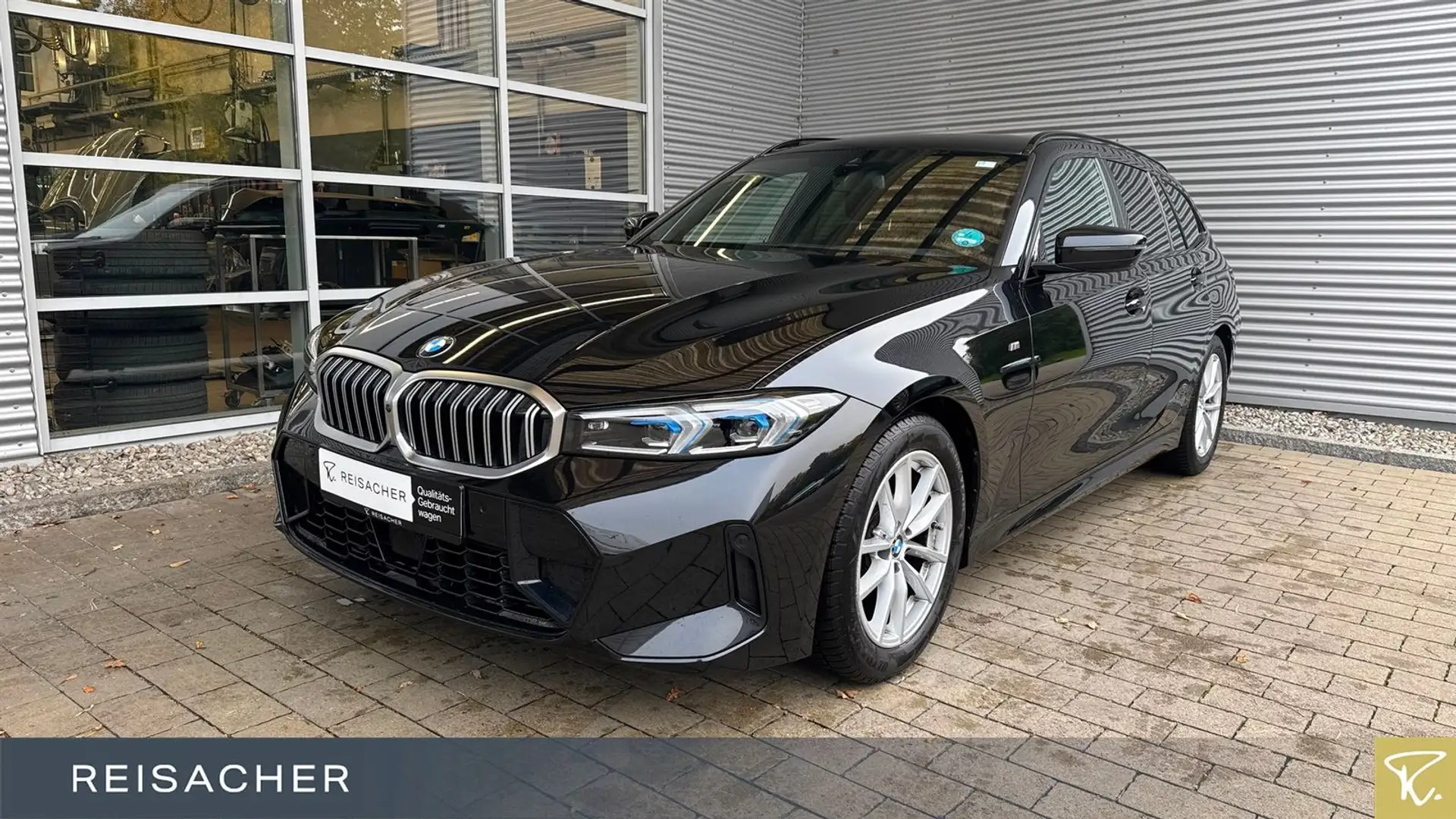 BMW 320 dA Touring M-Sport Navi HUD 360° ACC adLED Schwarz - 1
