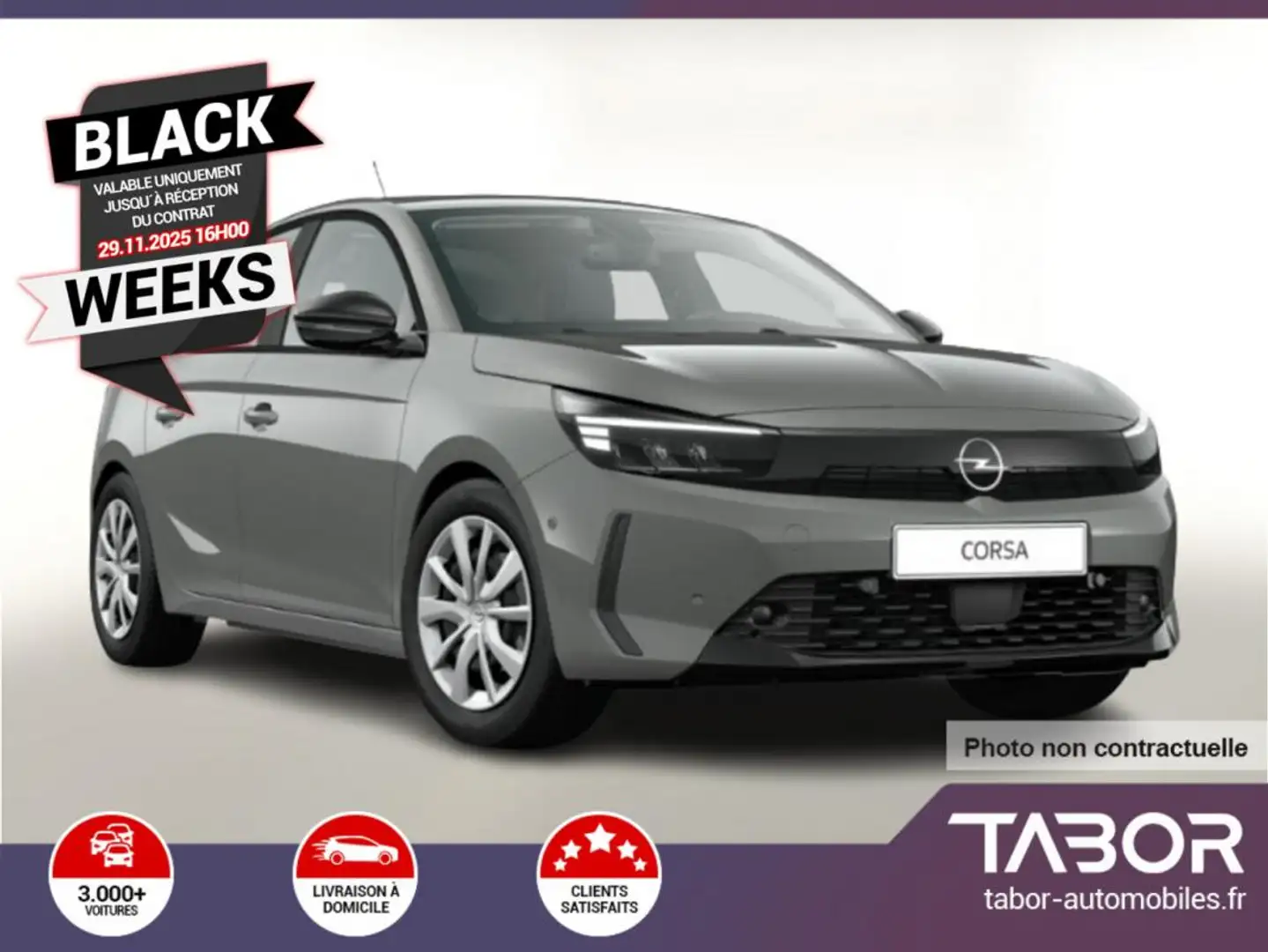 Opel Corsa 1.2 100 PDC régulateur Gris - 1
