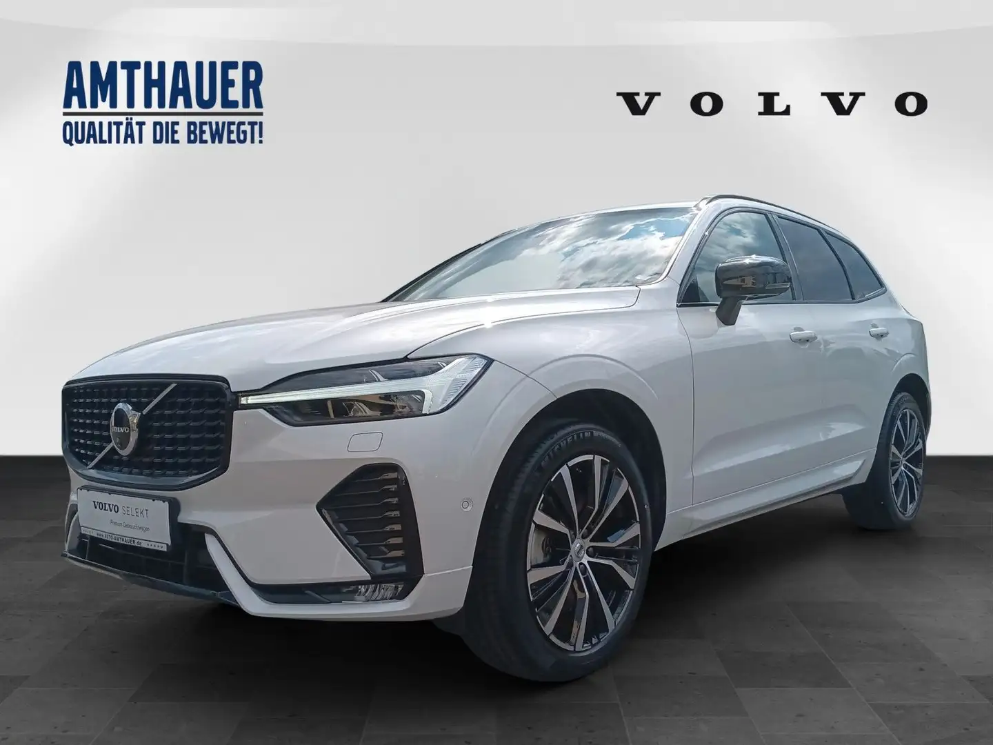 Volvo XC60 B5 AWD Plus Dark 360°/Pano/H&K Weiß - 1