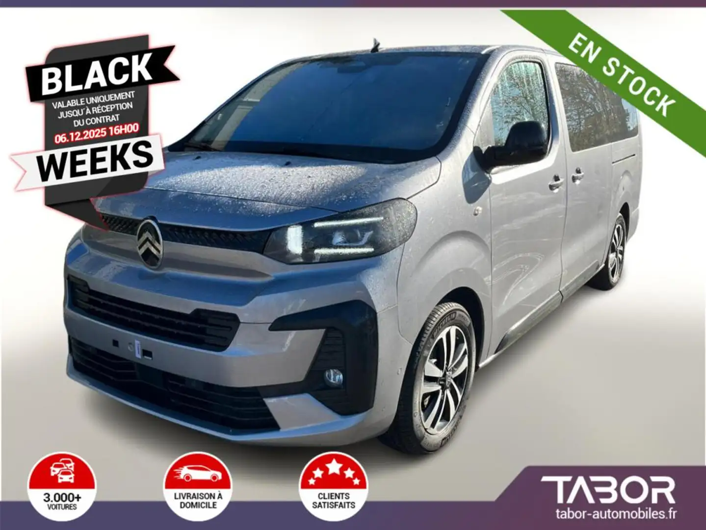 Citroen Spacetourer 180 AT8 Max XL Cuir Pano 8S Gris - 1