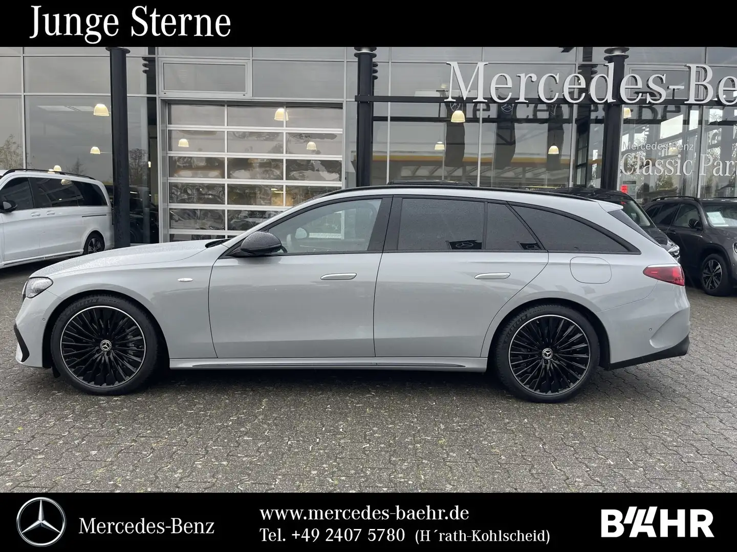 Mercedes-Benz E 300 E 300 de 4M T AMG+Night/Pano/AHK/360/Burmester4D Grau - 2