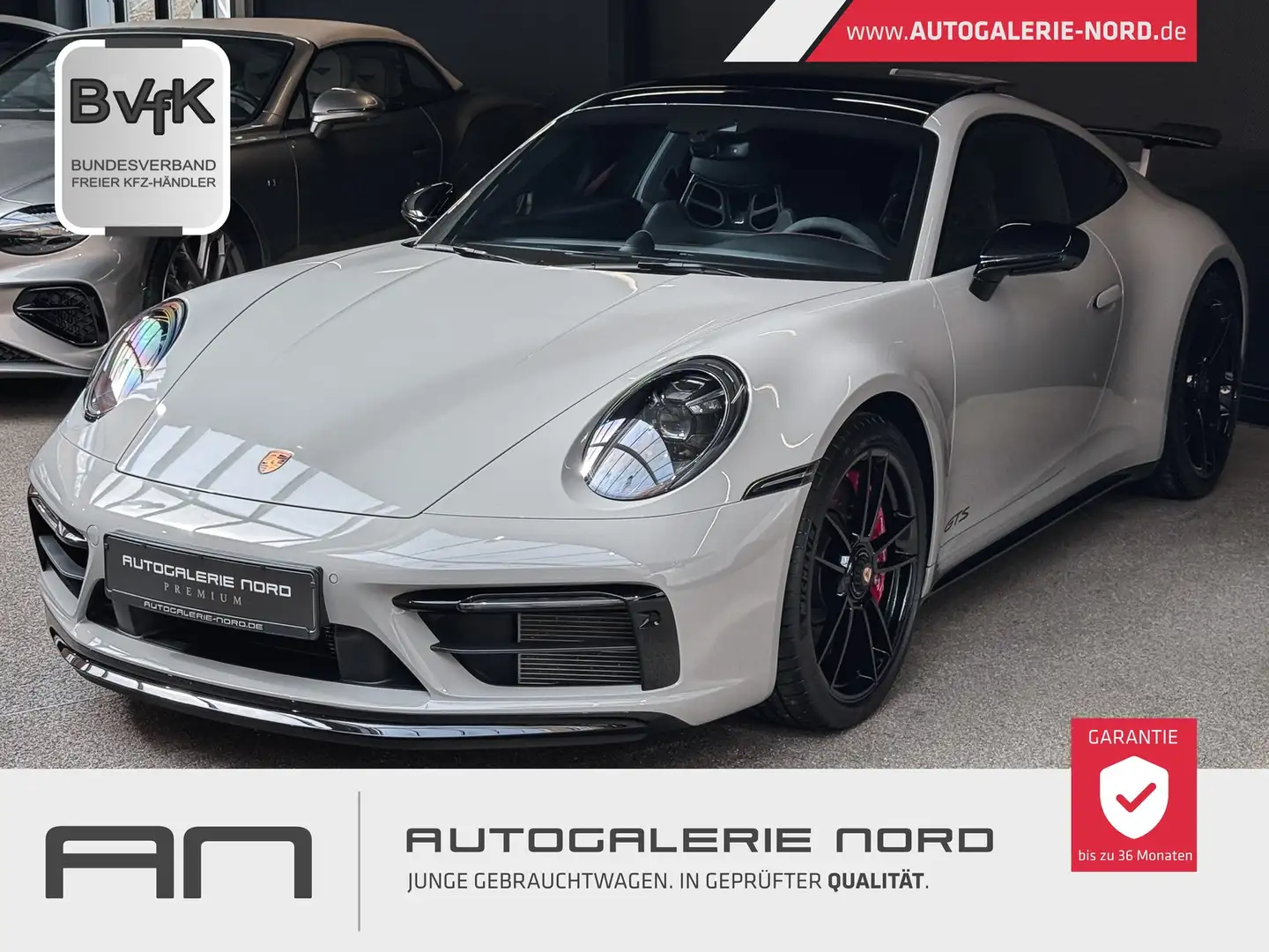 Porsche 992 911 Carrera 4 GTS Schalter+AeroKit+Schalensitz+Lif Gris - 1