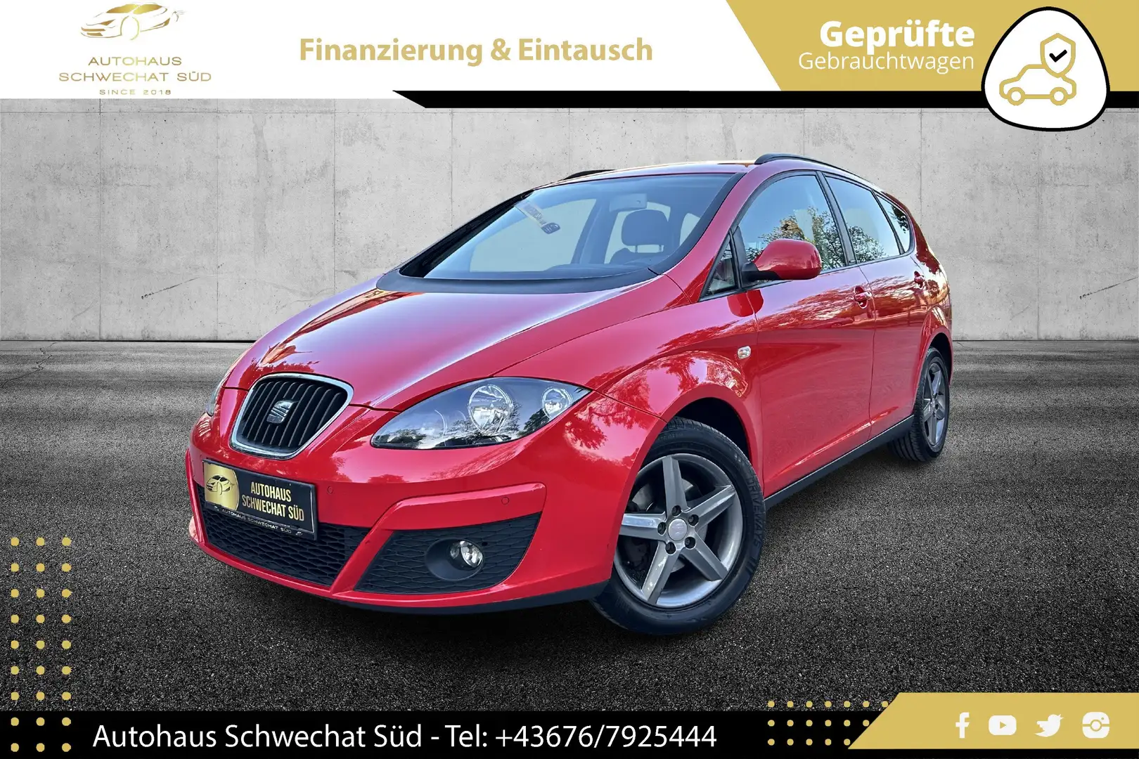 SEAT Altea XL ChiliTech TDI // 1.BESITZ // NAVI // SEHR GEPFLEGT Rot - 1
