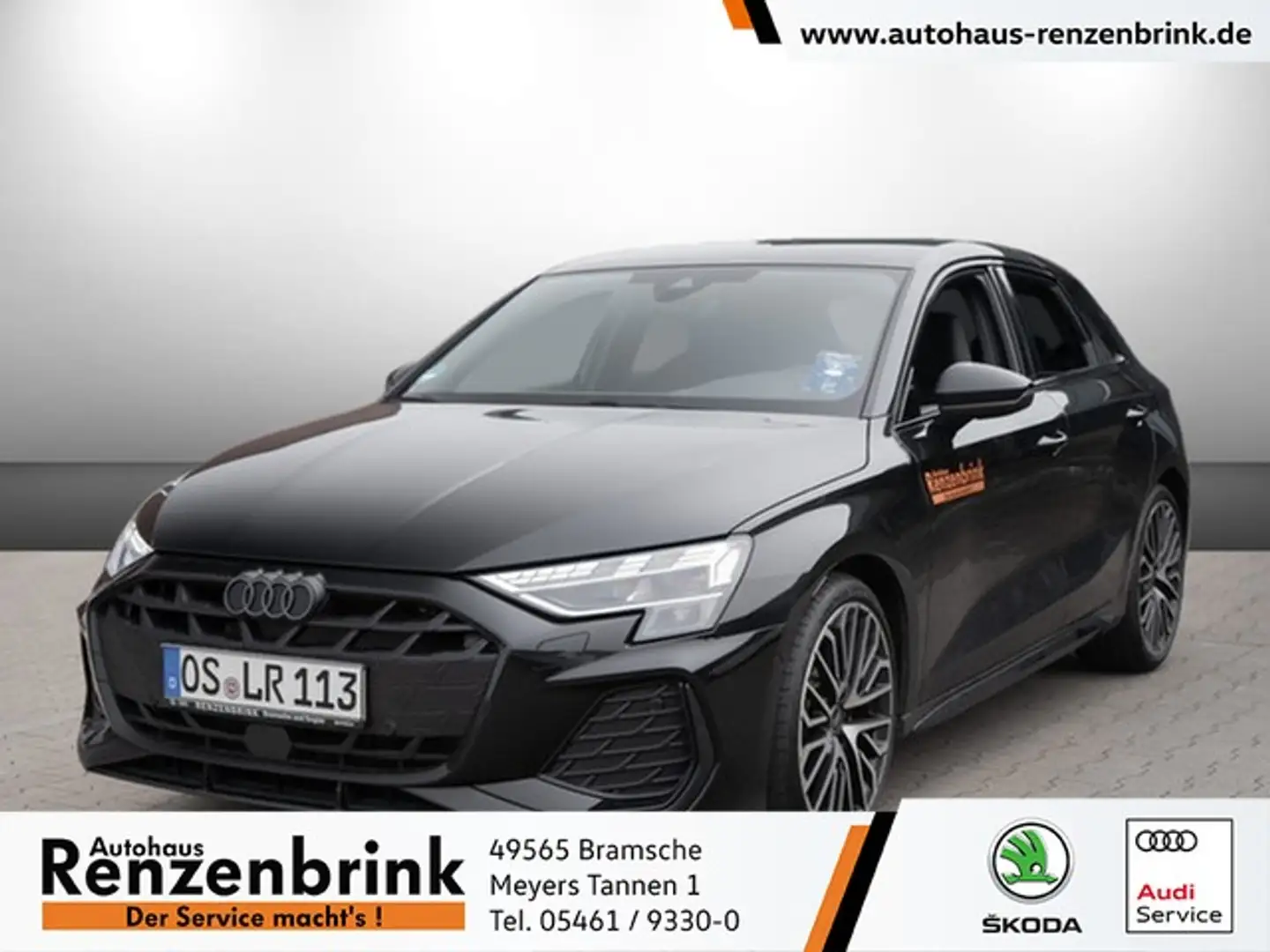 Audi A3 Sportback S line 35 TDI NAVI*LED*RFK*SONOS Schwarz - 1