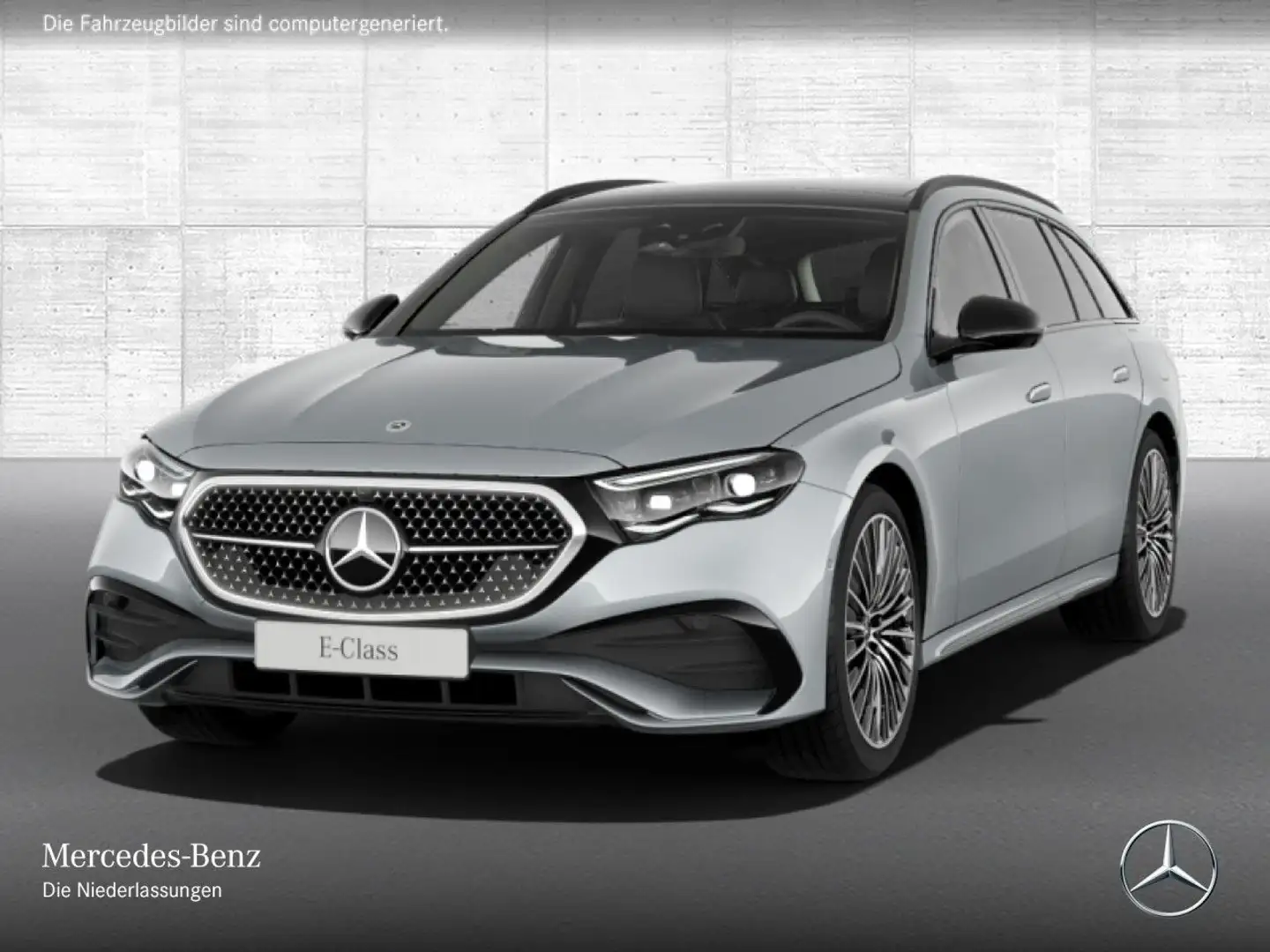 Mercedes-Benz E 300 e T Sport-AMG Night AMG 20" Distronic Headup Silber - 2