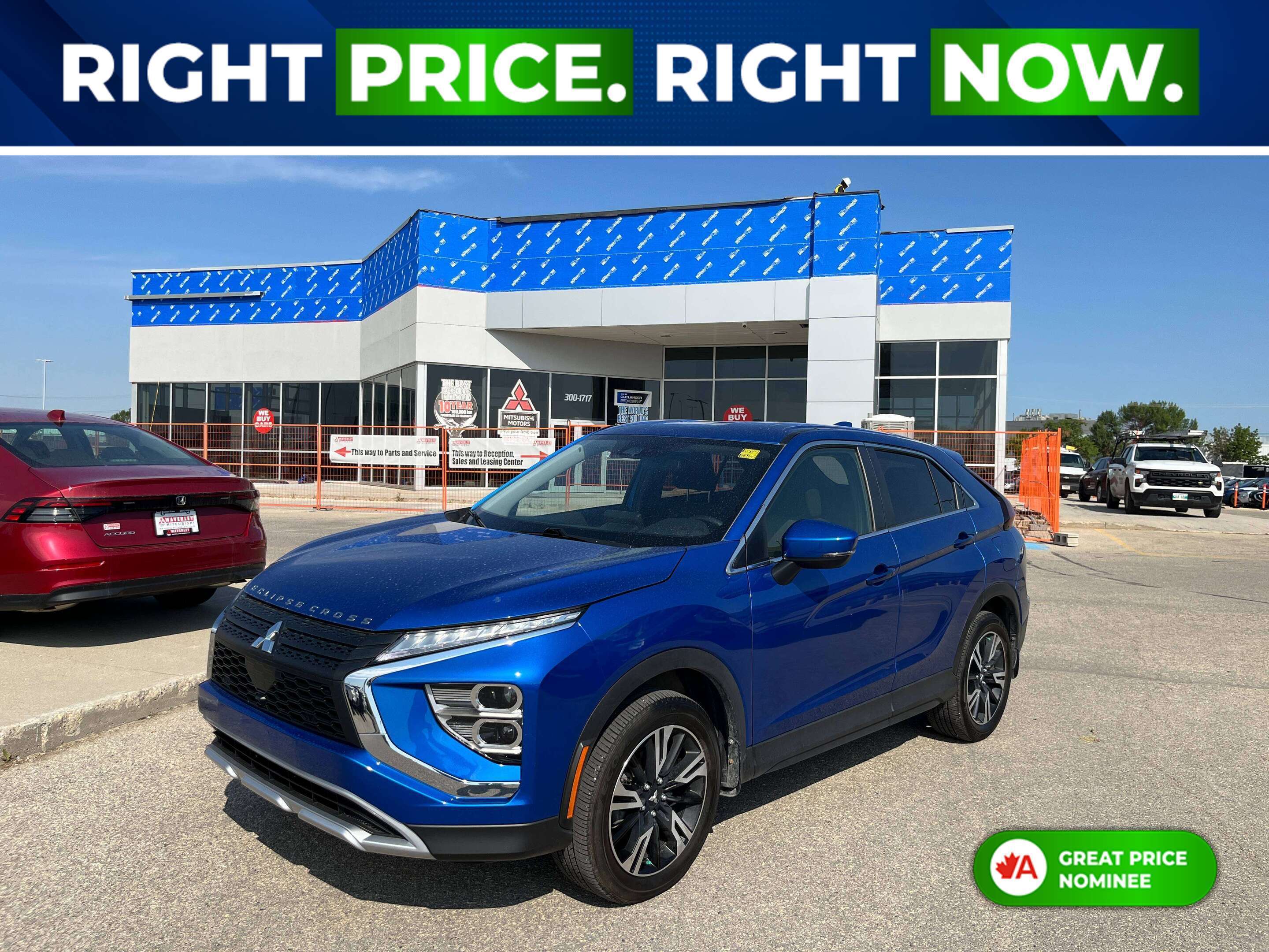 Blue 2024 Mitsubishi Eclipse Cross SUV / Crossover All-Wheel Drive Automatic