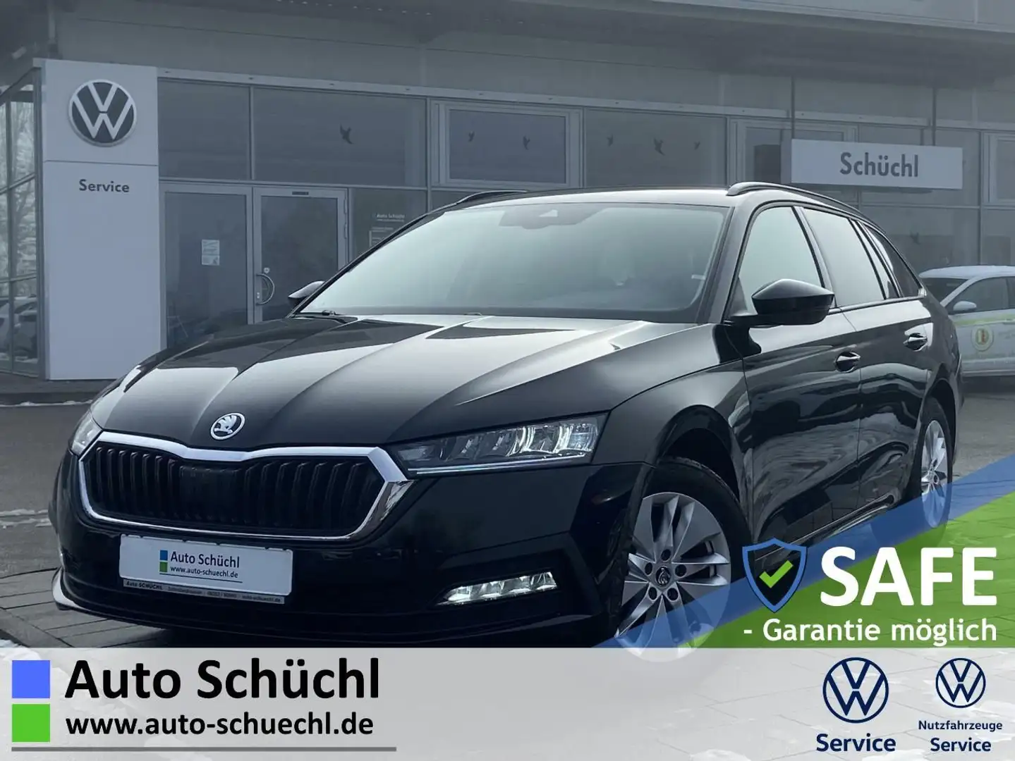 Skoda Octavia Combi 2.0 TDI DSG Ambition SMART-LINK+AH Schwarz - 1