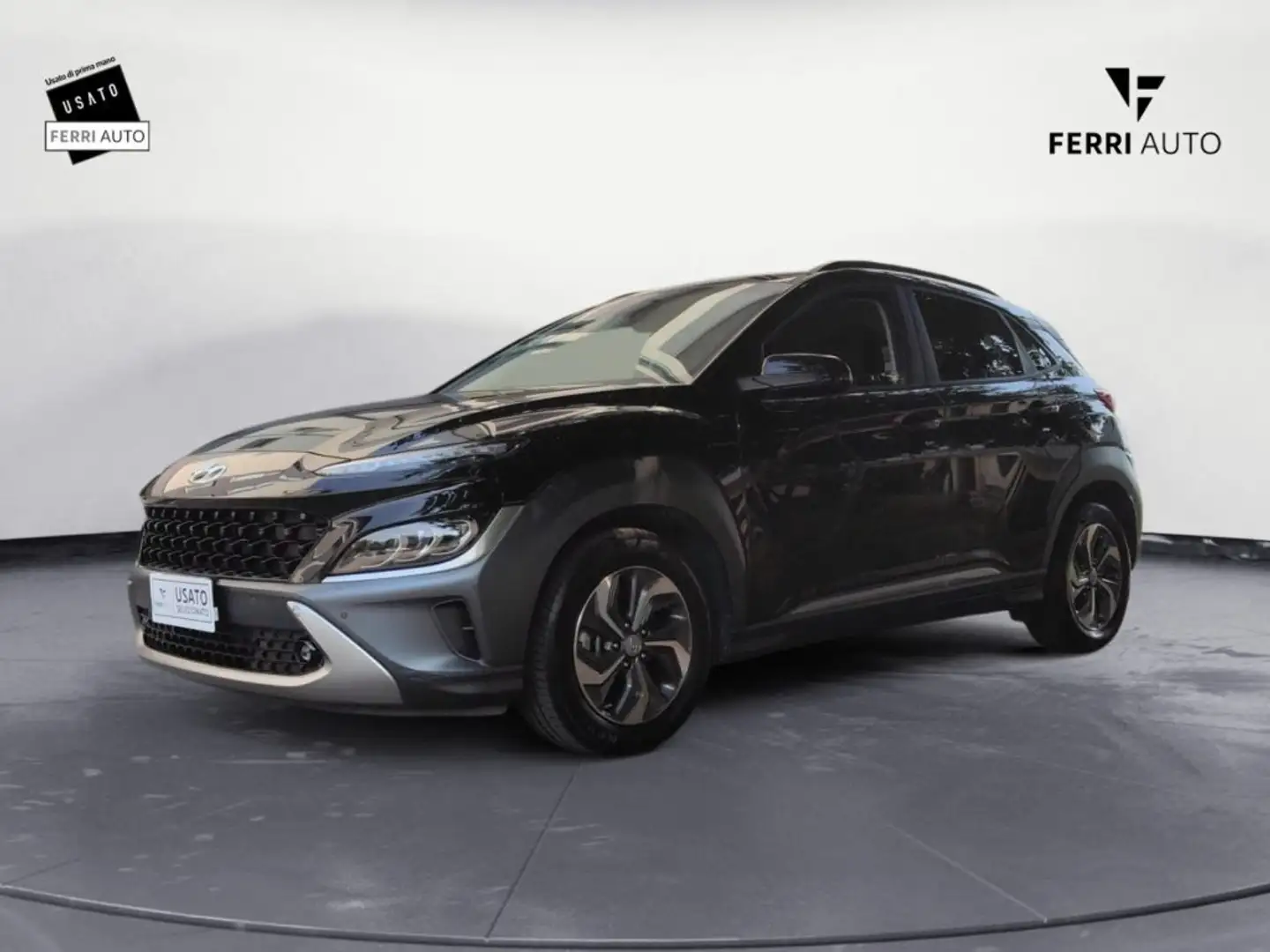 Hyundai KONA HEV 1.6 DCT XLine+ Zwart - 2