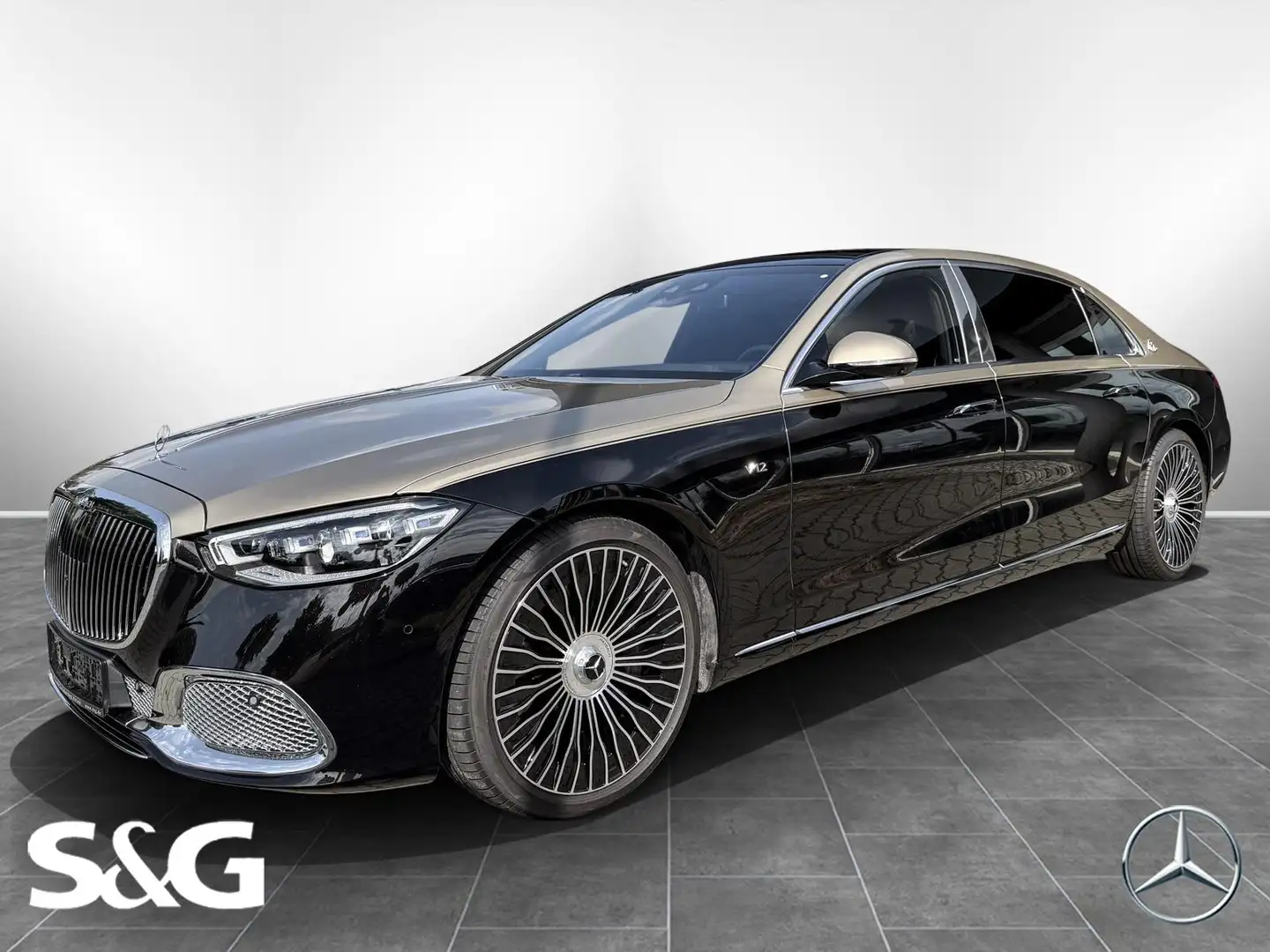 Mercedes-Benz S 680 Maybach 4Matic ZWEIFARB+StHz+el.Türen+Kühl Czarny - 1